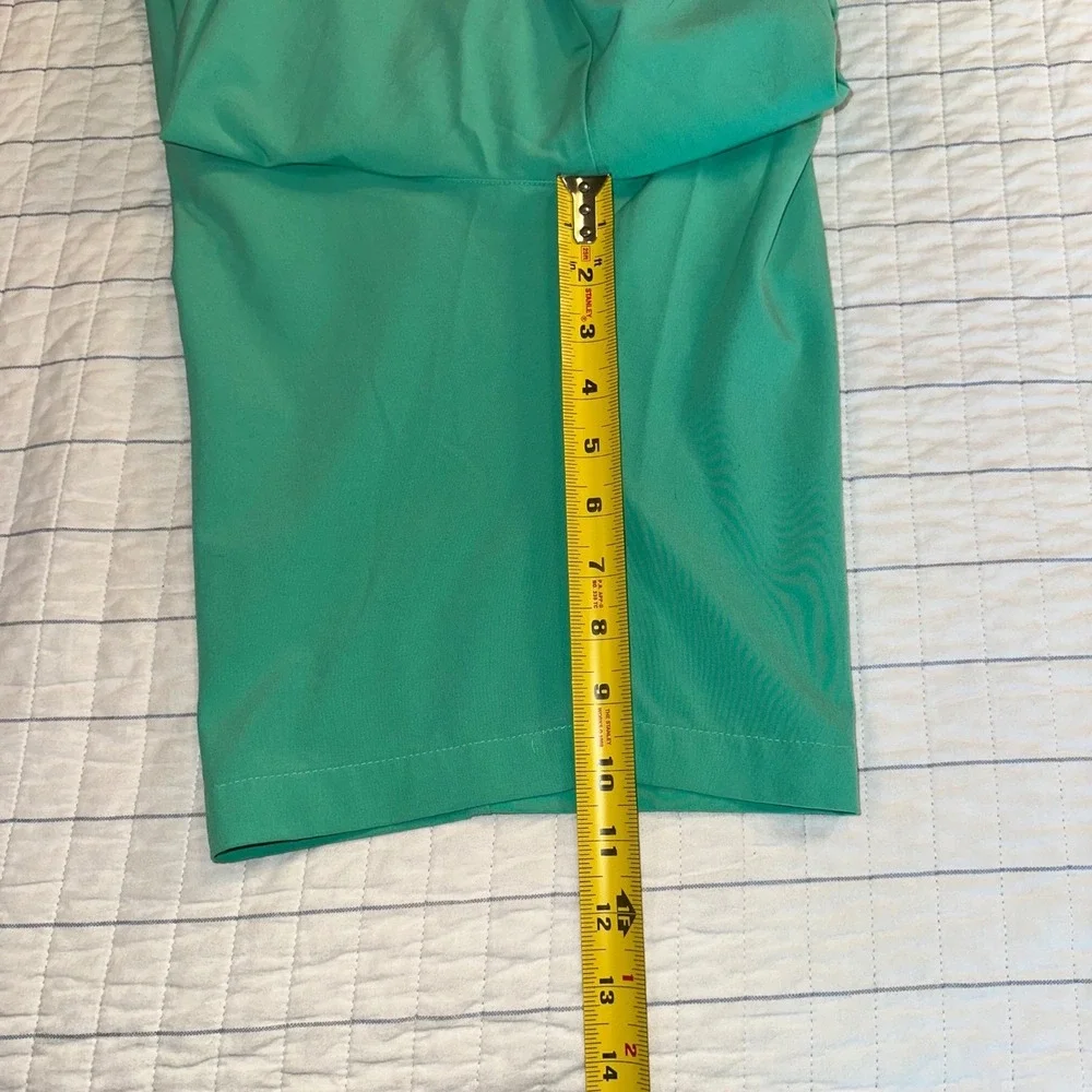 Adidas Golf Shorts Mens 30 Green Flat Front‎ Performance Stretch Activewear